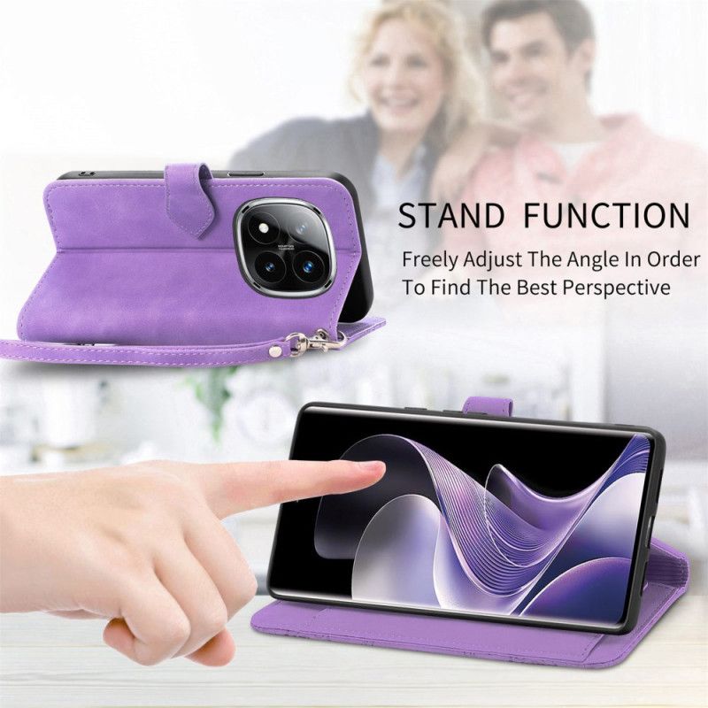 Flip Cover Xiaomi Redmi Note 14 Pro 4g Ruskindsblonde Effekt