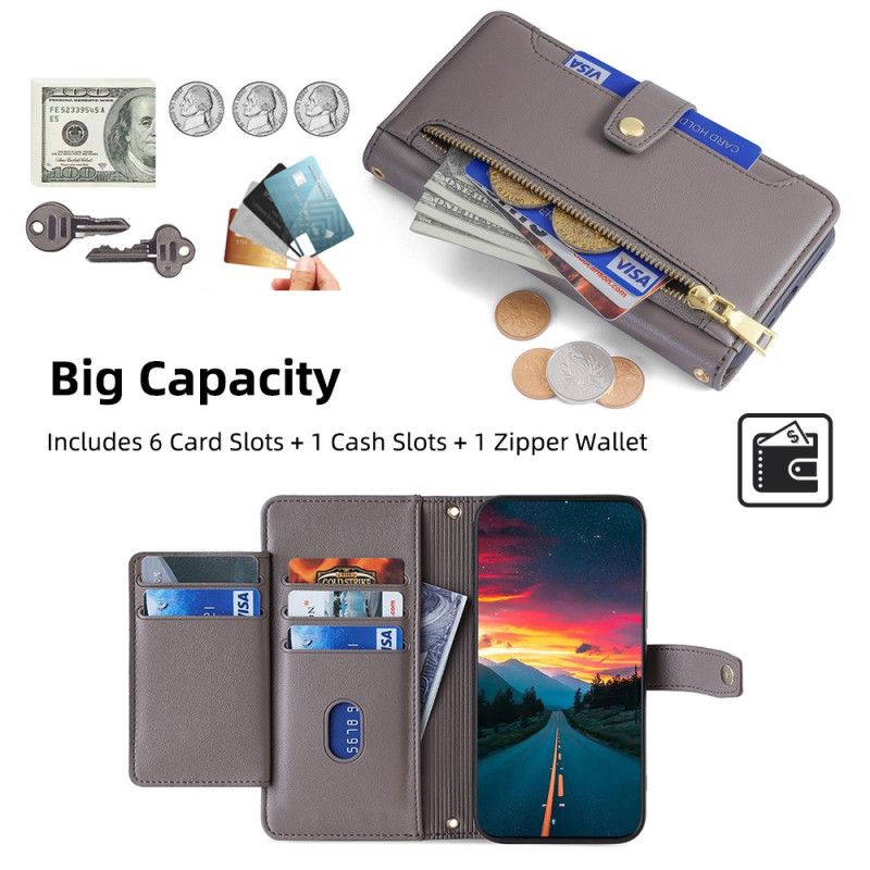 Flip Cover Xiaomi Redmi Note 14 Pro 4g Skulder- Og Crossbody-pung