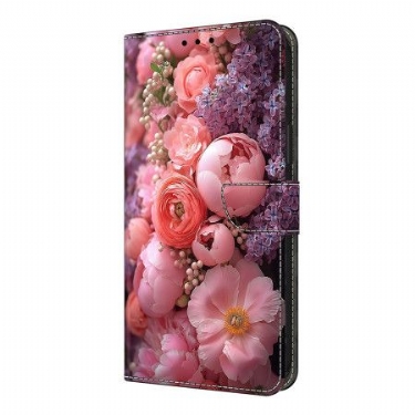 Læder Cover Xiaomi Redmi Note 14 Pro 4g Blomsteragtig
