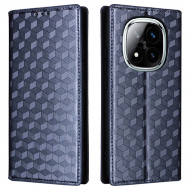 Læder Cover Xiaomi Redmi Note 14 Pro 4g Telefon Etui 3d-diamanter