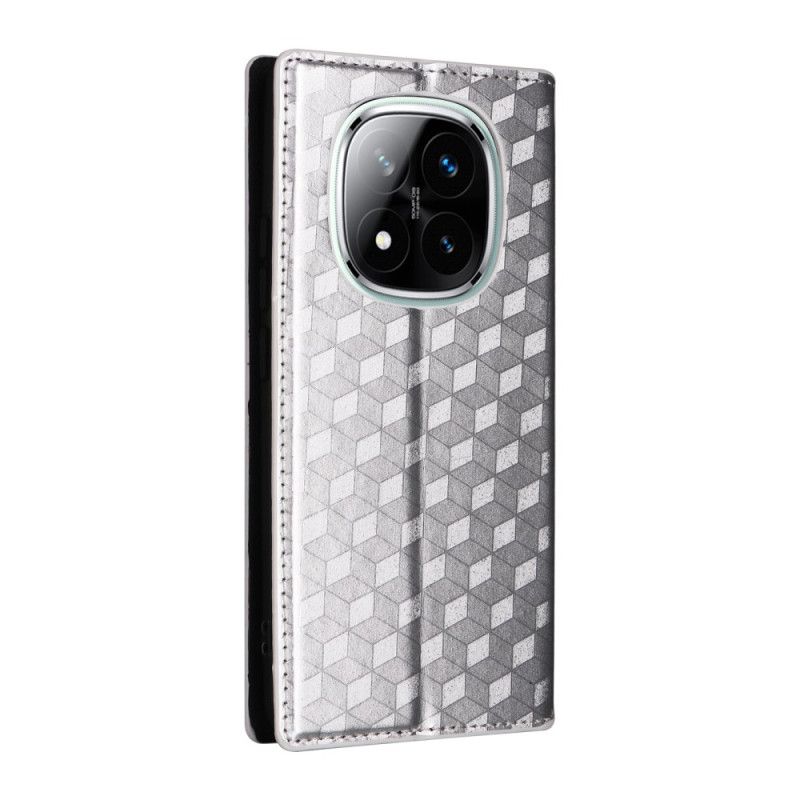 Læder Cover Xiaomi Redmi Note 14 Pro 4g Telefon Etui 3d-diamanter