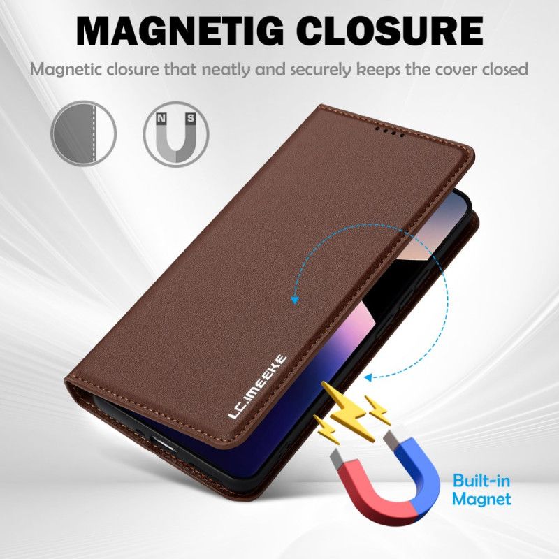 Læder Cover Xiaomi Redmi Note 14 Pro 4g Telefon Etui Lc.imeeke