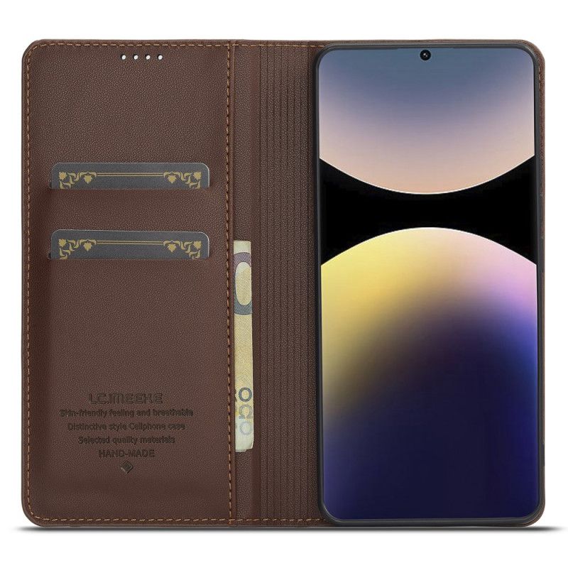 Læder Cover Xiaomi Redmi Note 14 Pro 4g Telefon Etui Lc.imeeke