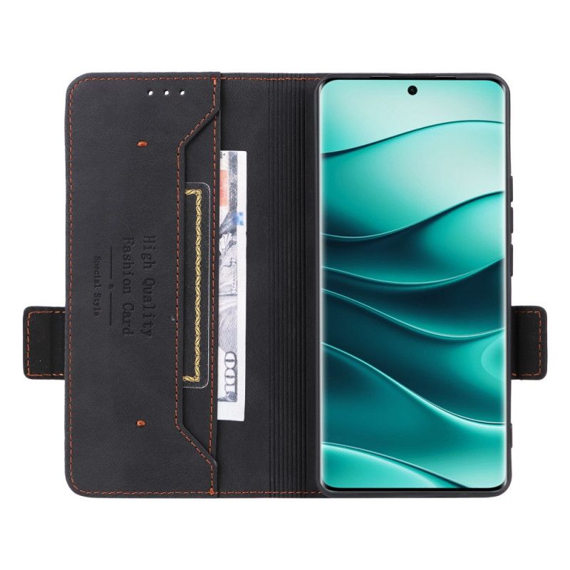 Læder Cover Xiaomi Redmi Note 14 Pro 4g Telefon Etui Retro