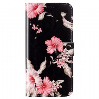 Læder Cover Xiaomi Redmi Note 14 Pro 4g Telefon Etui Rhododendroner