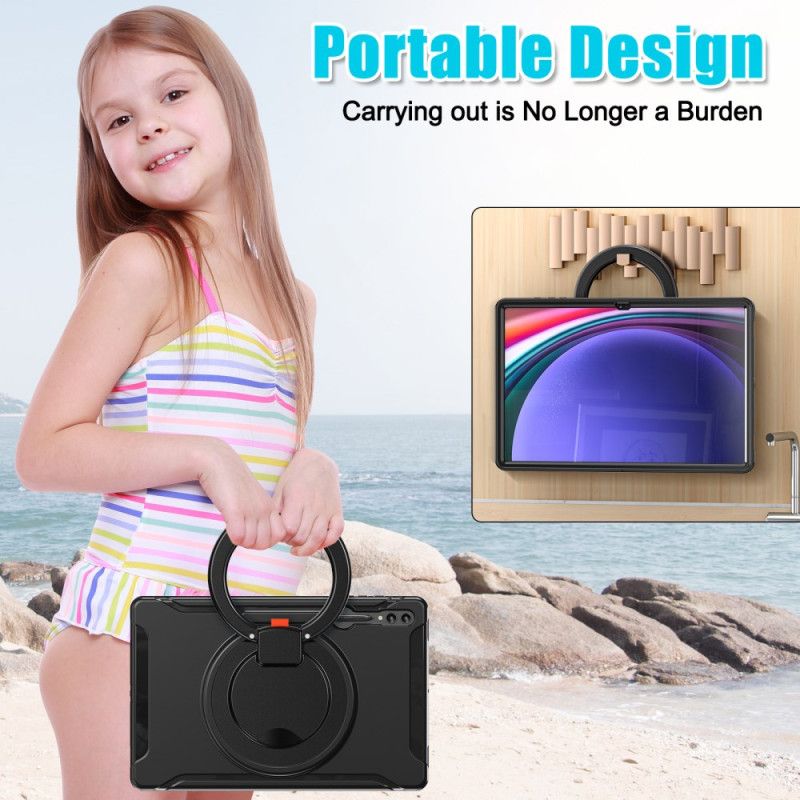 Cover Samsung Galaxy Tab S10 Ultra Telefon Etui Roterende Ringstativ