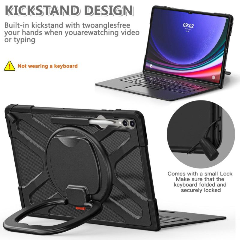 Cover Samsung Galaxy Tab S10 Ultra X910 Stativ Og Greb