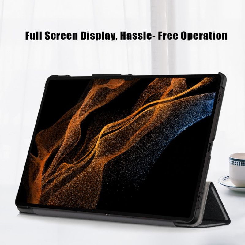 Samsung Galaxy Tab S10 Ultra Faldsikkert Trefoldigt Stativ