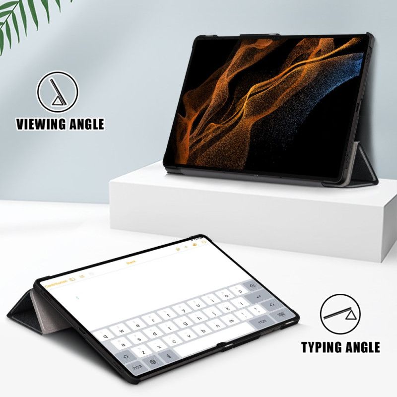 Samsung Galaxy Tab S10 Ultra Faldsikkert Trefoldigt Stativ
