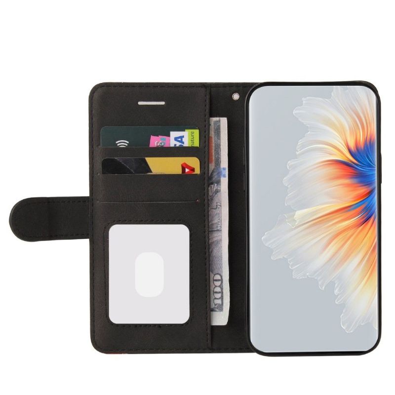 Flip Cover Xiaomi Mix 4 Anti-fald Bicolor Kunstnerisk
