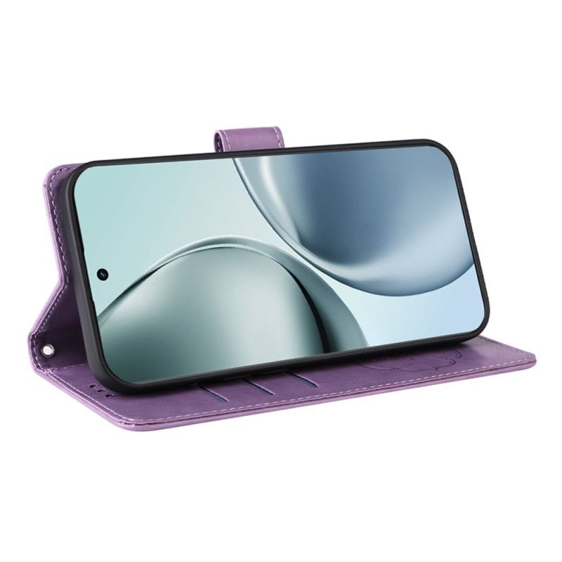 Flip Cover Realme 14 Pro 5g Blomster Og Sommerfugle