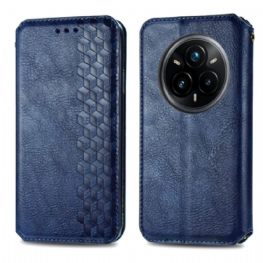 Flip Cover Realme 14 Pro 5g Diamantkant Med Ruskindseffekt