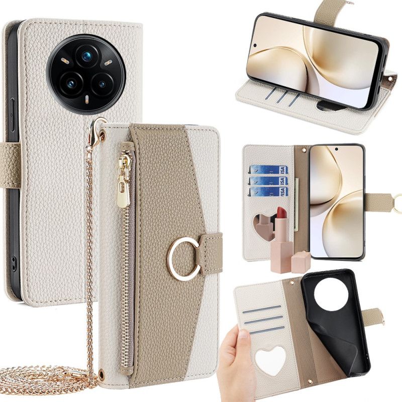 Flip Cover Realme 14 Pro 5g Spejl Og Kæde