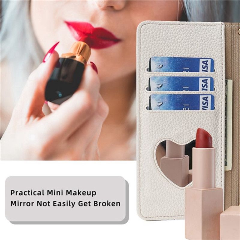 Flip Cover Realme 14 Pro 5g Spejl Og Kæde