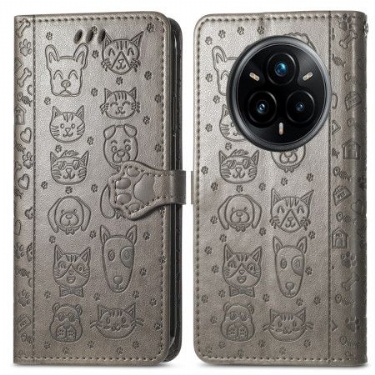 Læder Cover Realme 14 Pro 5g Animerede Dyr