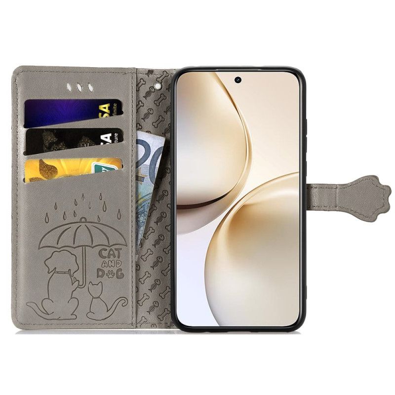 Læder Cover Realme 14 Pro 5g Animerede Dyr