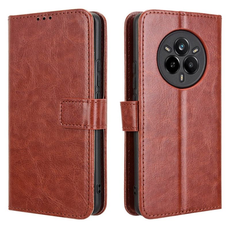 Læder Cover Realme 14 Pro 5g Prangende Kunstlæder