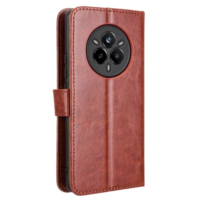 Læder Cover Realme 14 Pro 5g Prangende Kunstlæder