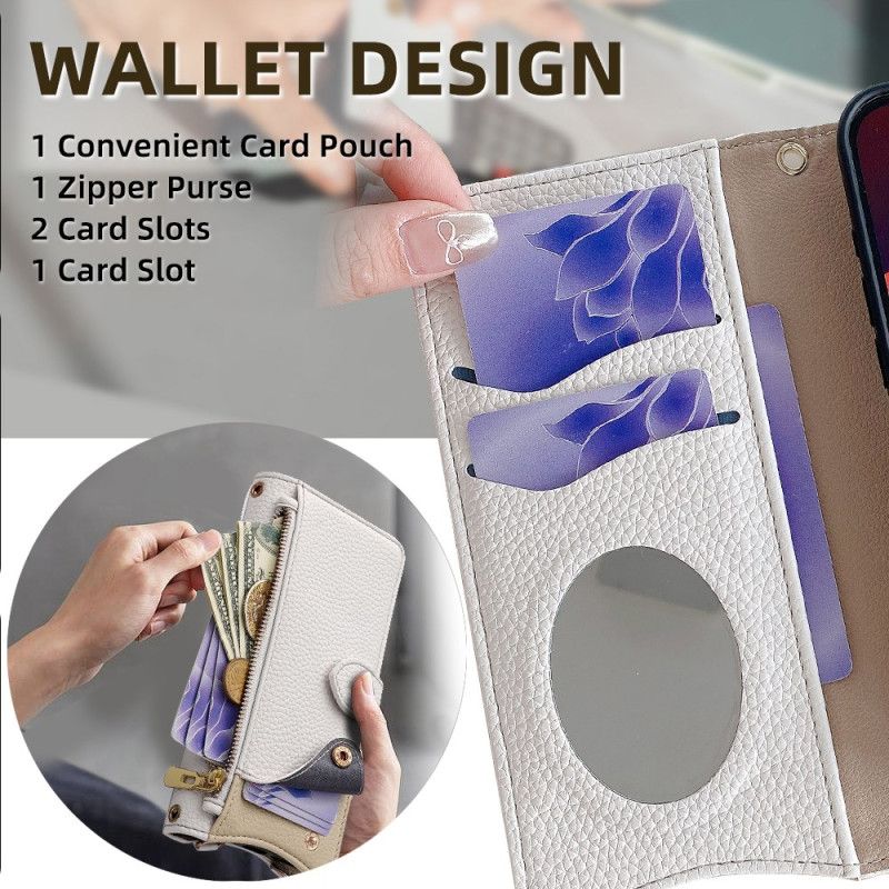 Læder Cover Realme 14 Pro 5g Pung Og Kæde