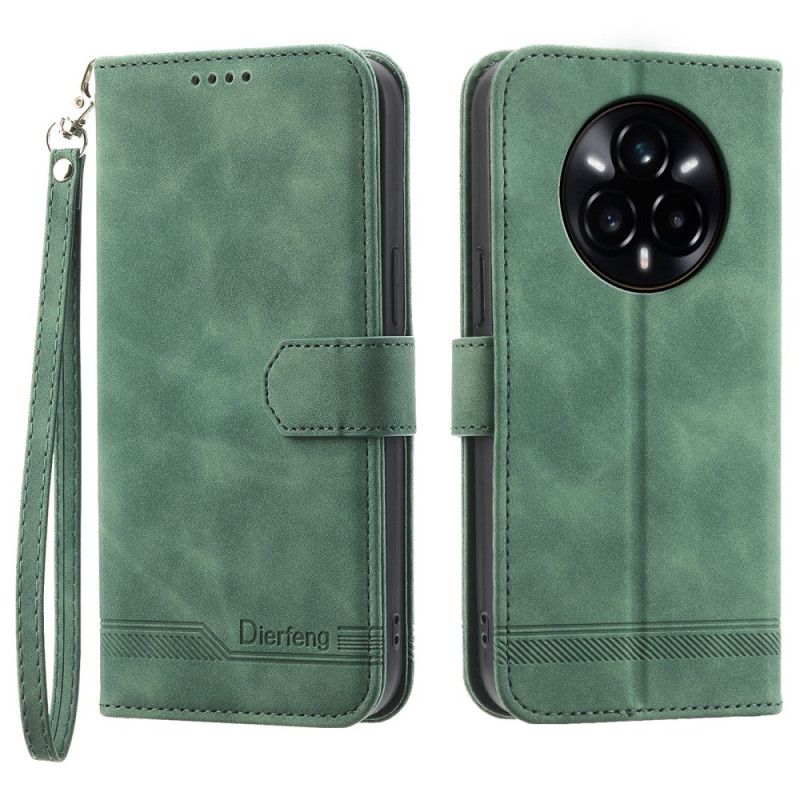 Læder Cover Realme 14 Pro 5g Telefon Etui Dierfeng