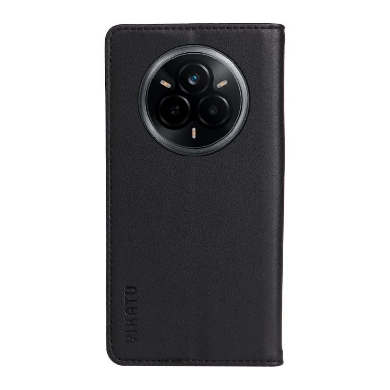 Læder Cover Realme 14 Pro 5g Telefon Etui Klassisk Ykatu Lædereffekt