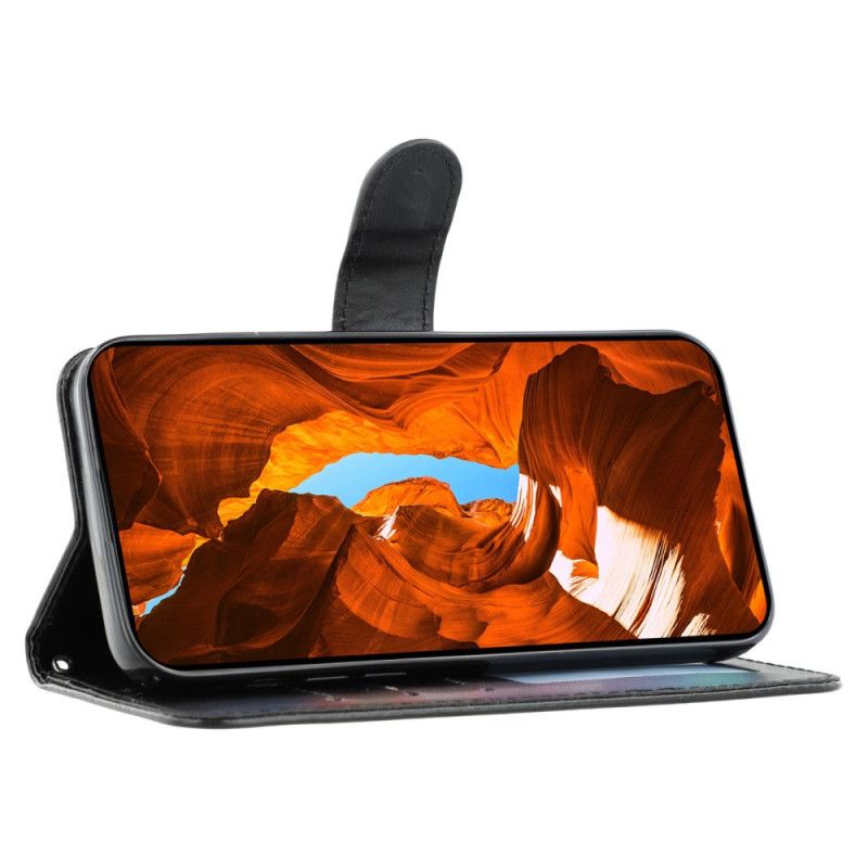 Læder Cover Realme 14 Pro 5g Telefon Etui Månekromet