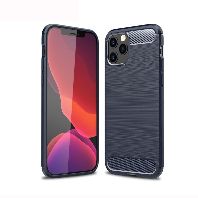Cover iPhone 12 / 12 Pro Fleksibel Børstet Effekt