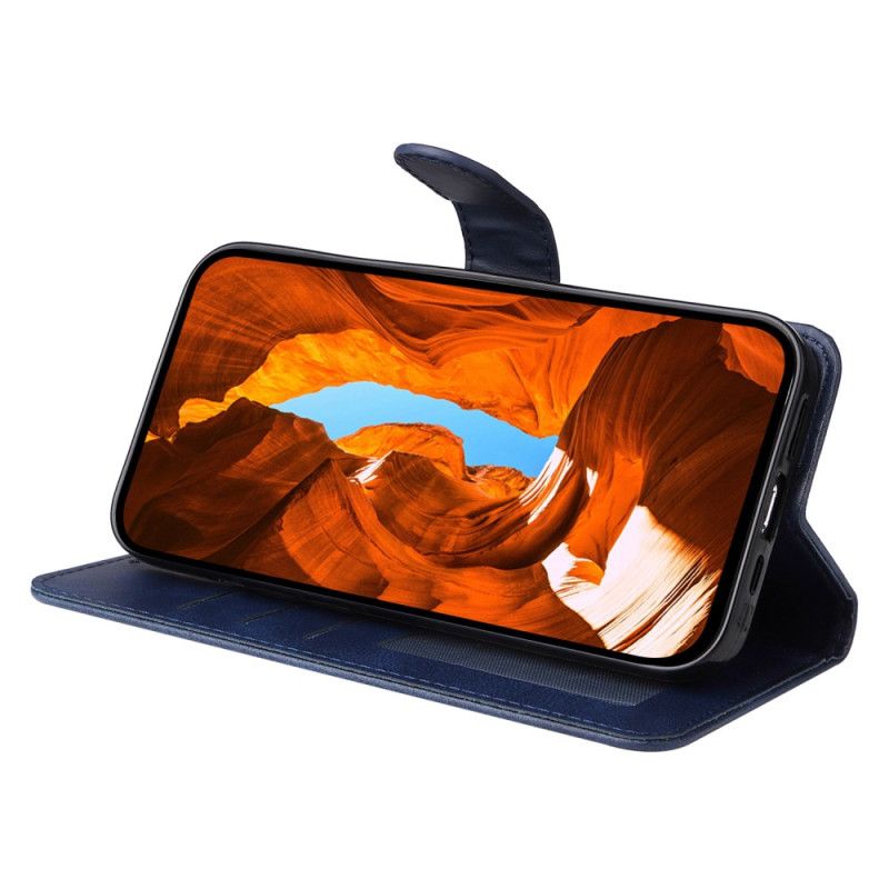 Flip Cover Oppo Reno 13 Pro 5g Almindelig Kunstlæderrem