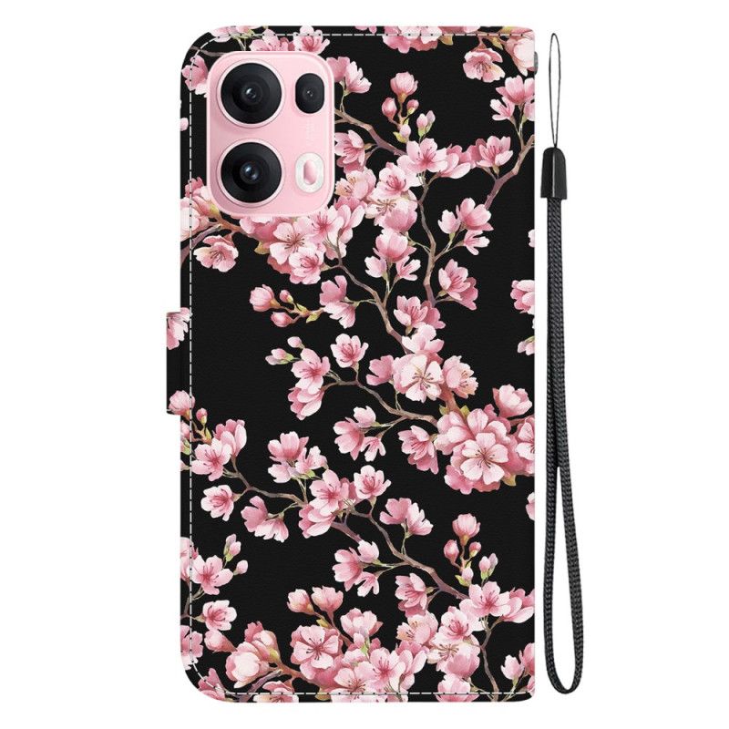 Flip Cover Oppo Reno 13 Pro 5g Blommeblomster
