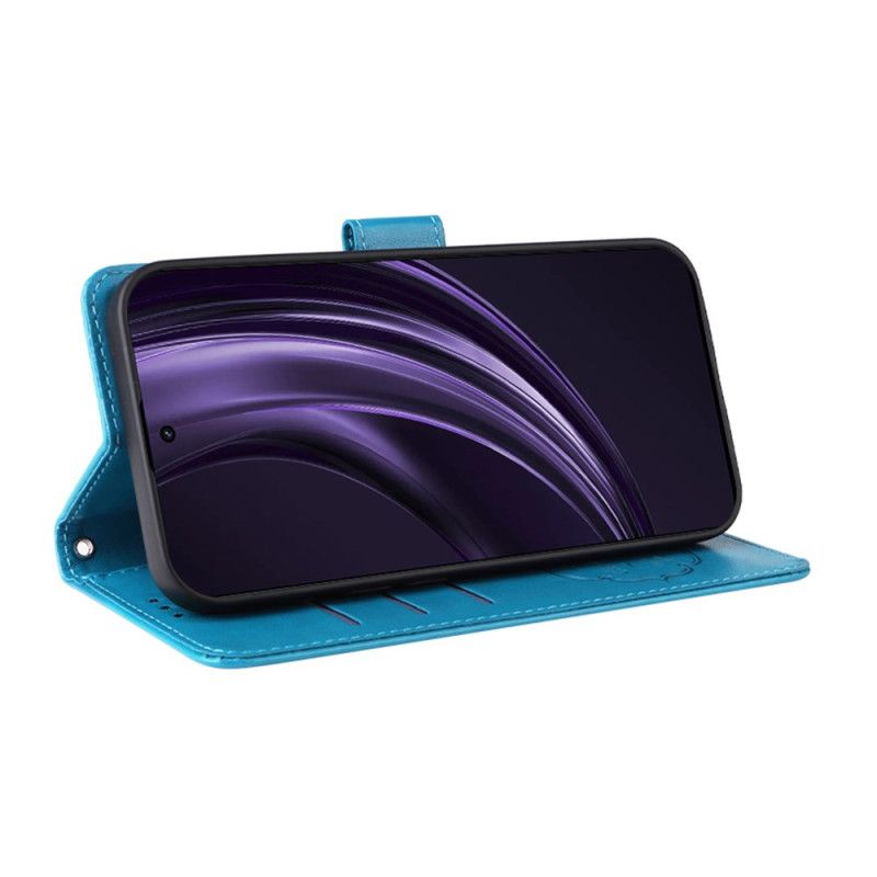 Flip Cover Oppo Reno 13 Pro 5g Blomsterbilleder