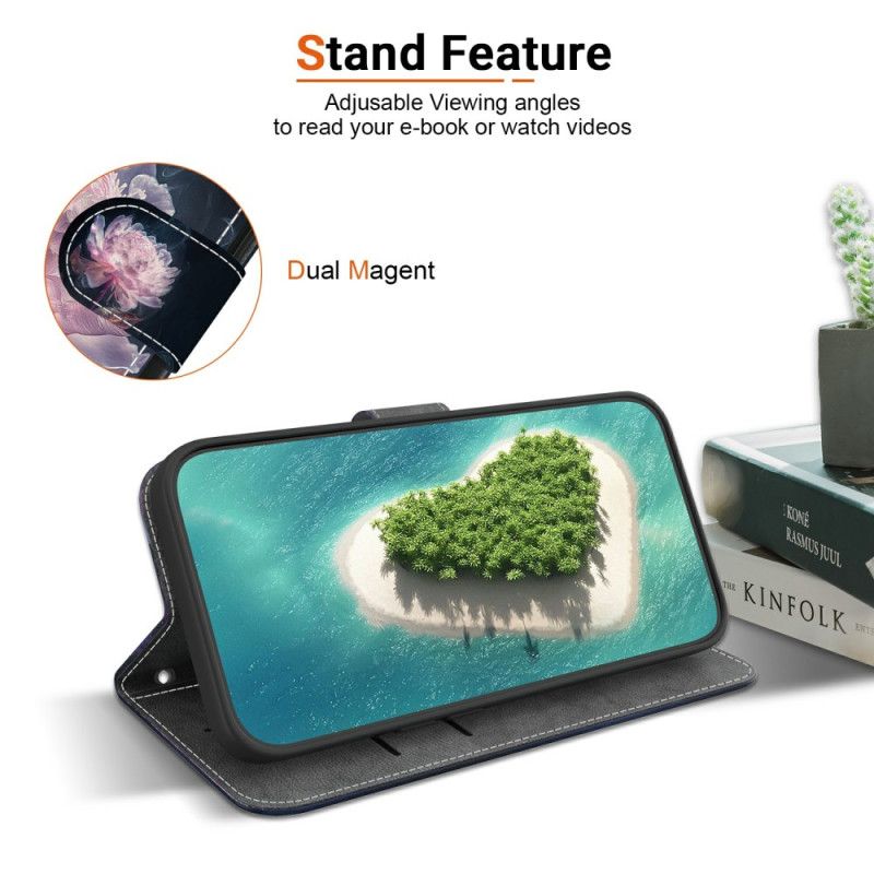 Flip Cover Til Oppo Reno 13 Pro 5g Lilla Pæon