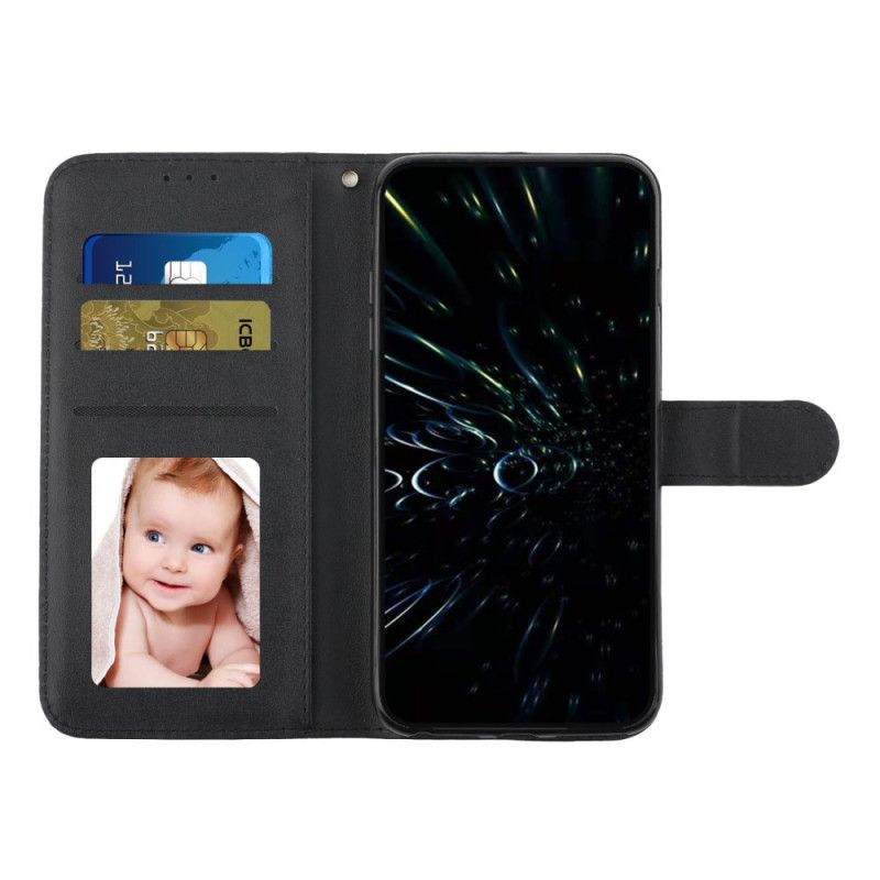 Læder Cover Oppo Reno 13 Pro 5g Telefon Etui Designlinjer