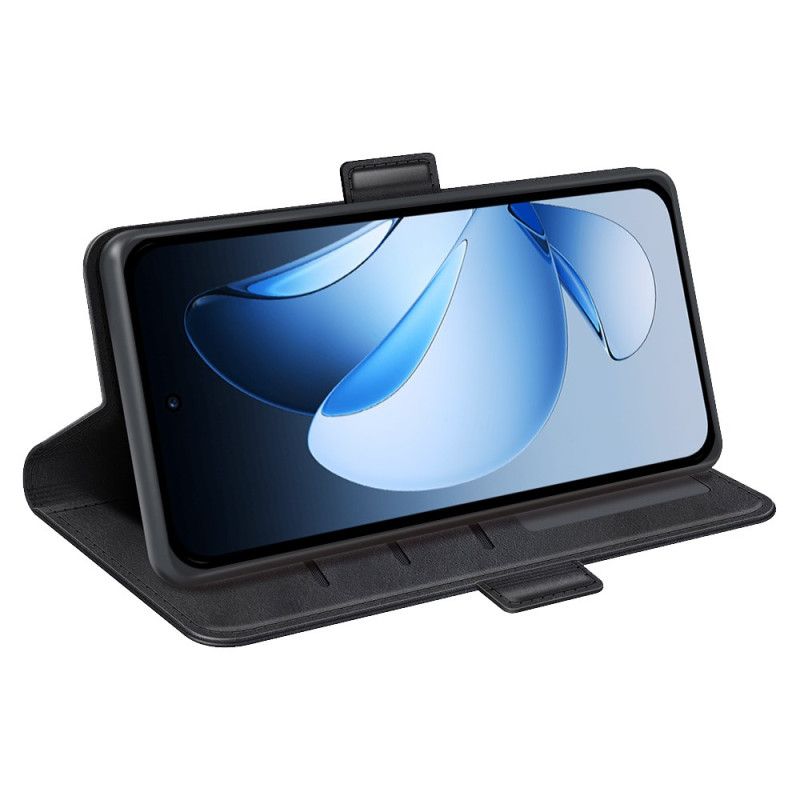 Læder Cover Oppo Reno 13 Pro 5g Telefon Etui Dobbelt Lås