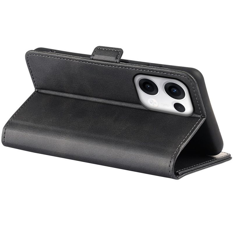 Læder Cover Oppo Reno 13 Pro 5g Telefon Etui Dobbelt Lås