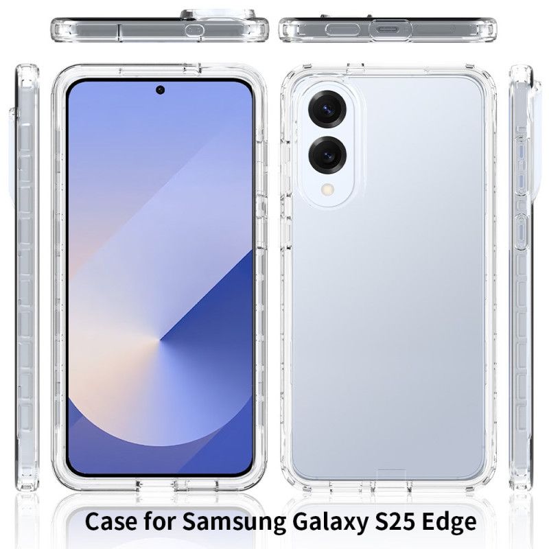 Cover Samsung Galaxy S25 5g Edge 2-i-1 Transparent