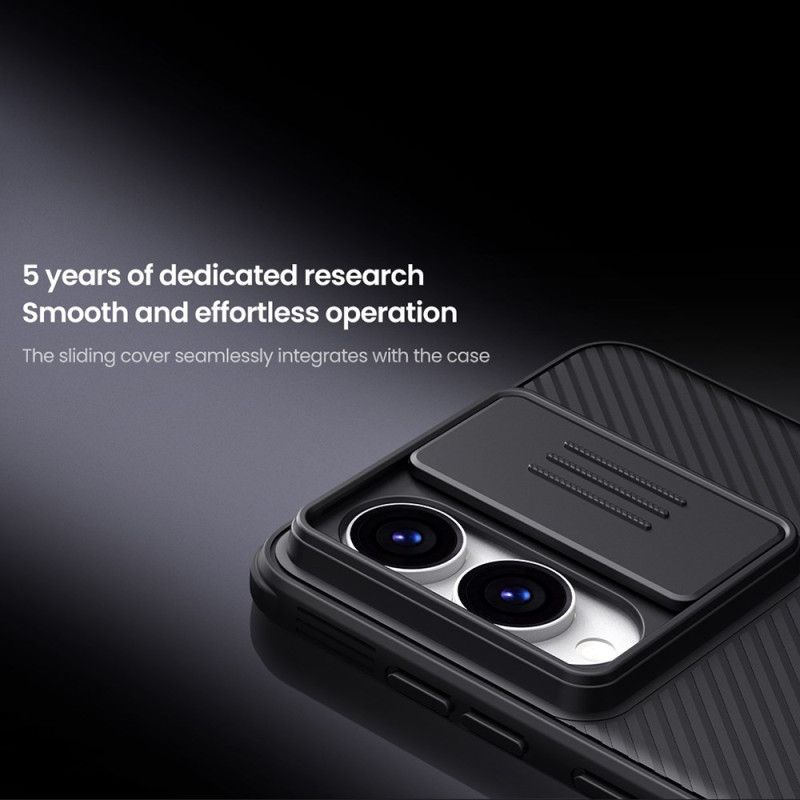 Cover Samsung Galaxy S25 5g Edge Camshield Pro Med Glidende Kameradæksel Nillkin