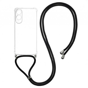 Cover Samsung Galaxy S25 5g Edge Gennemsigtig Lanyard