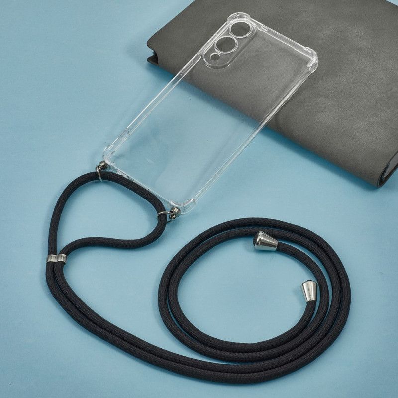 Cover Samsung Galaxy S25 5g Edge Gennemsigtig Lanyard
