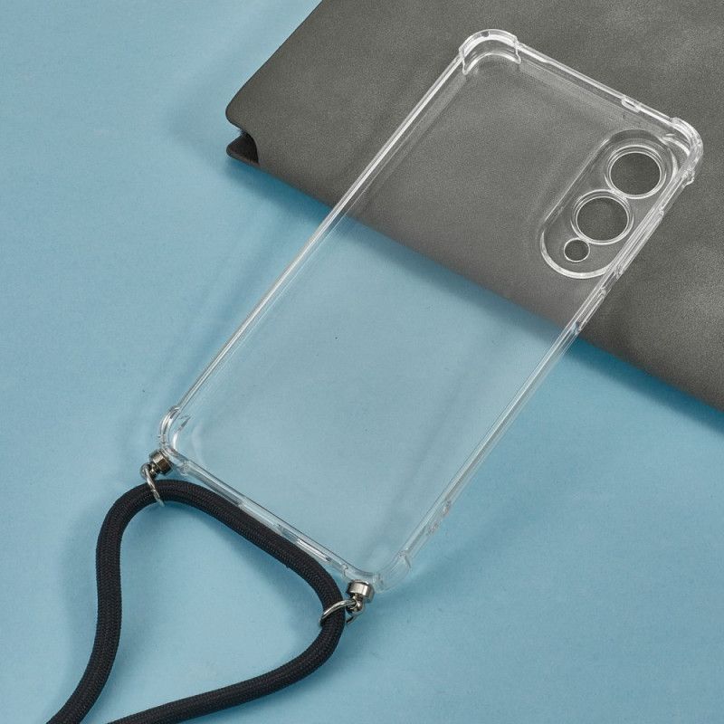 Cover Samsung Galaxy S25 5g Edge Gennemsigtig Lanyard
