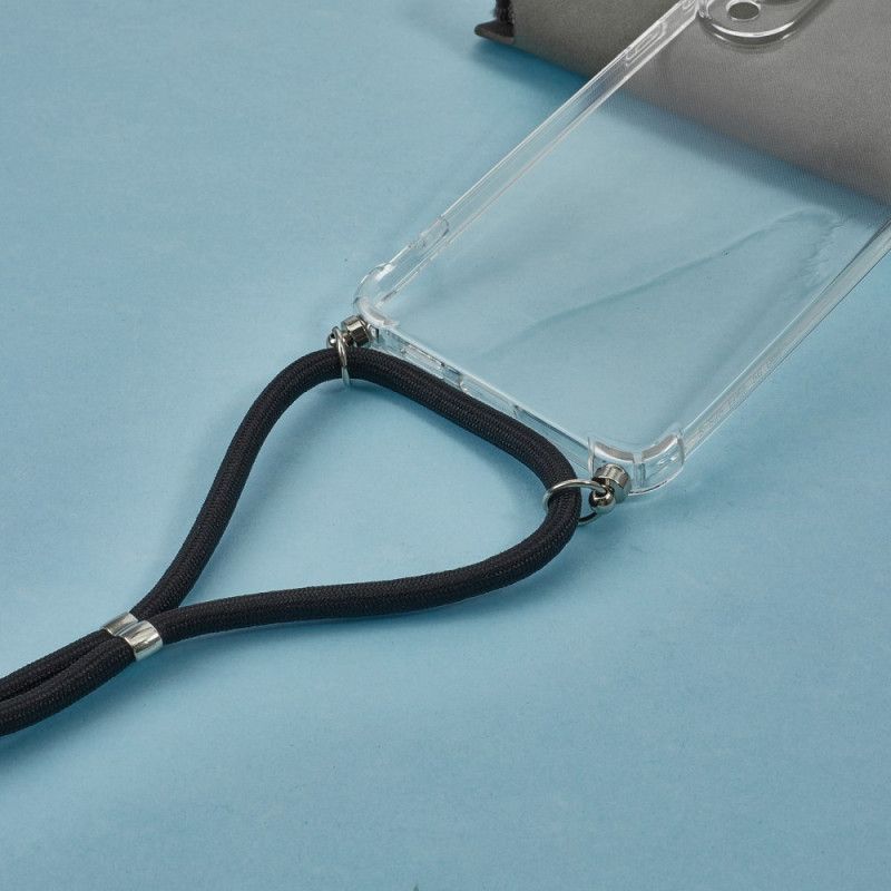 Cover Samsung Galaxy S25 5g Edge Gennemsigtig Lanyard