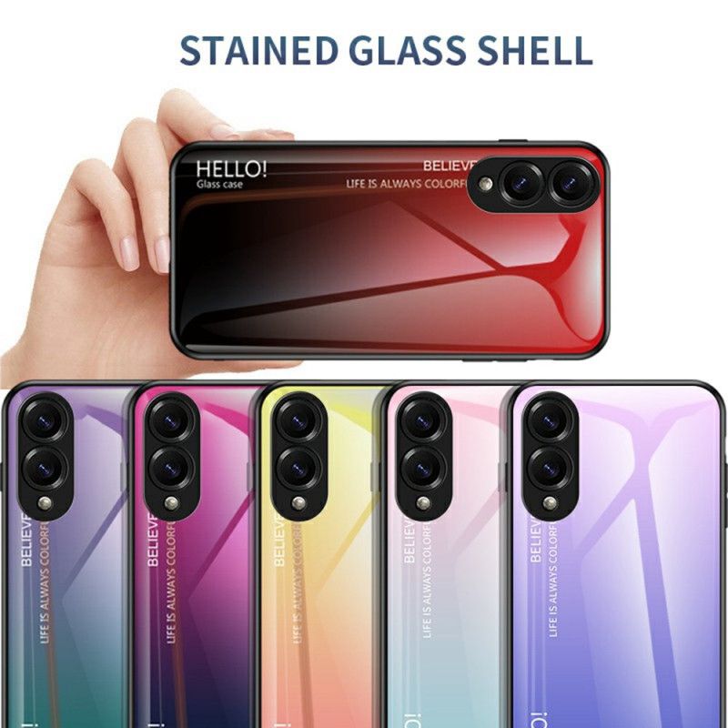 Cover Samsung Galaxy S25 5g Edge Hærdet Glas Hello