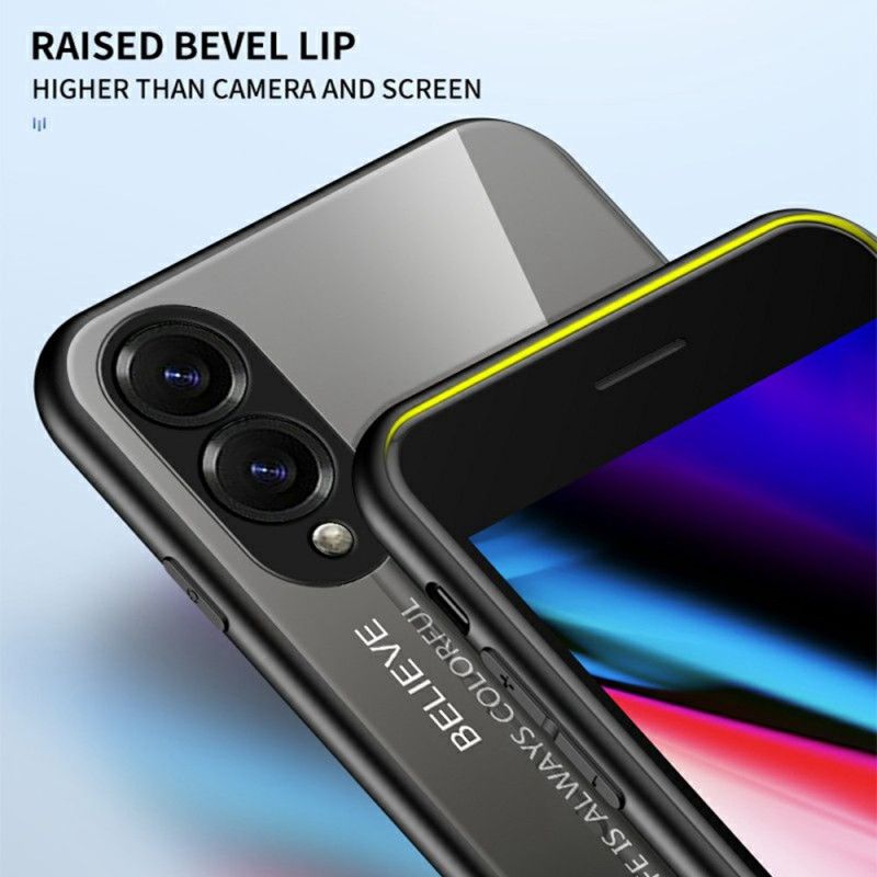 Cover Samsung Galaxy S25 5g Edge Hærdet Glas Hello