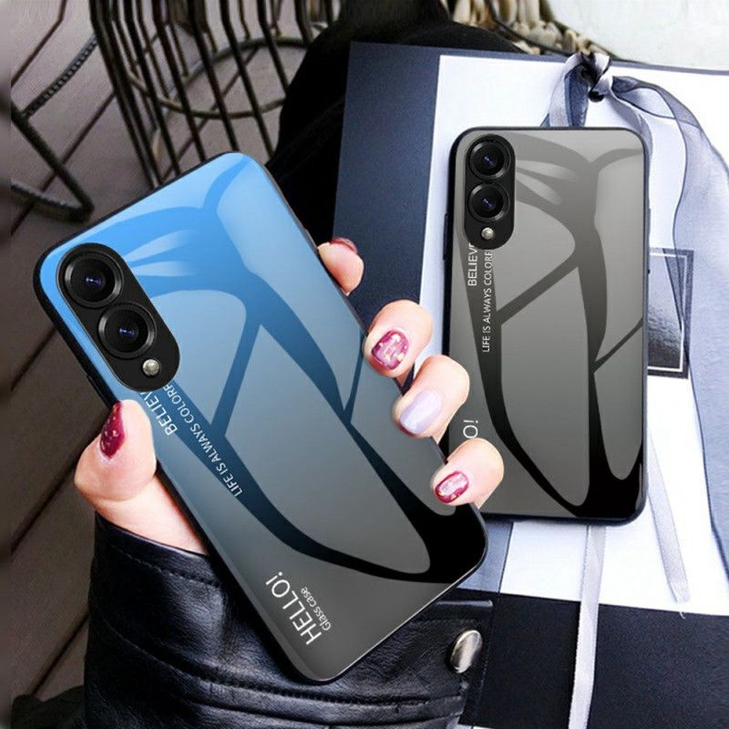 Cover Samsung Galaxy S25 5g Edge Hærdet Glas Hello