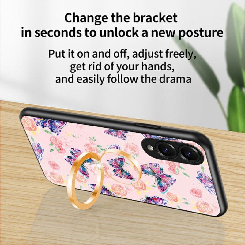 Cover Samsung Galaxy S25 5g Edge Hærdet Glas Sommerfuglecover