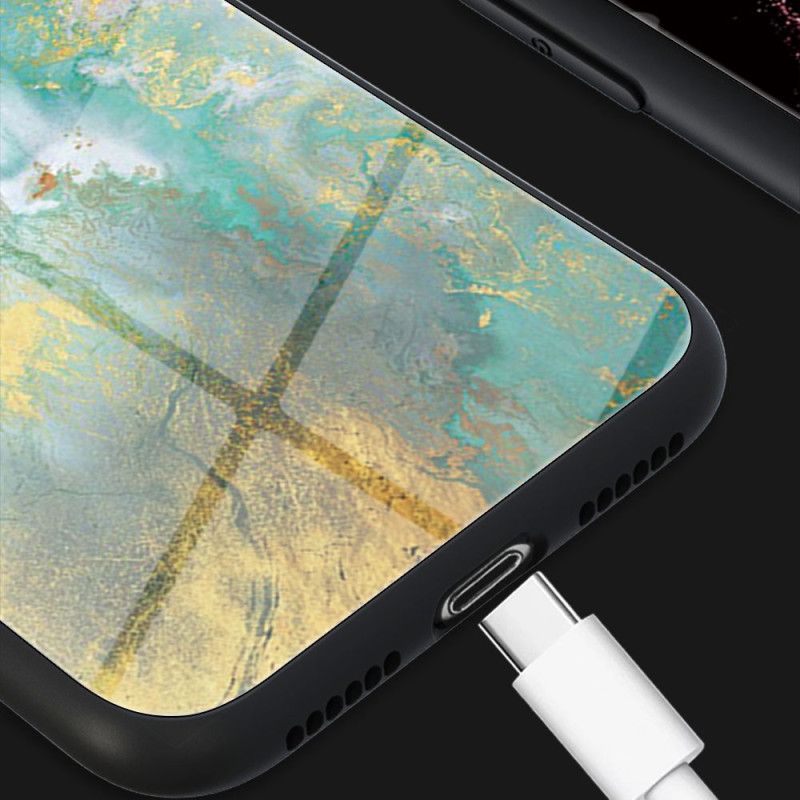 Cover Samsung Galaxy S25 5g Edge Hærdet Marmorglas