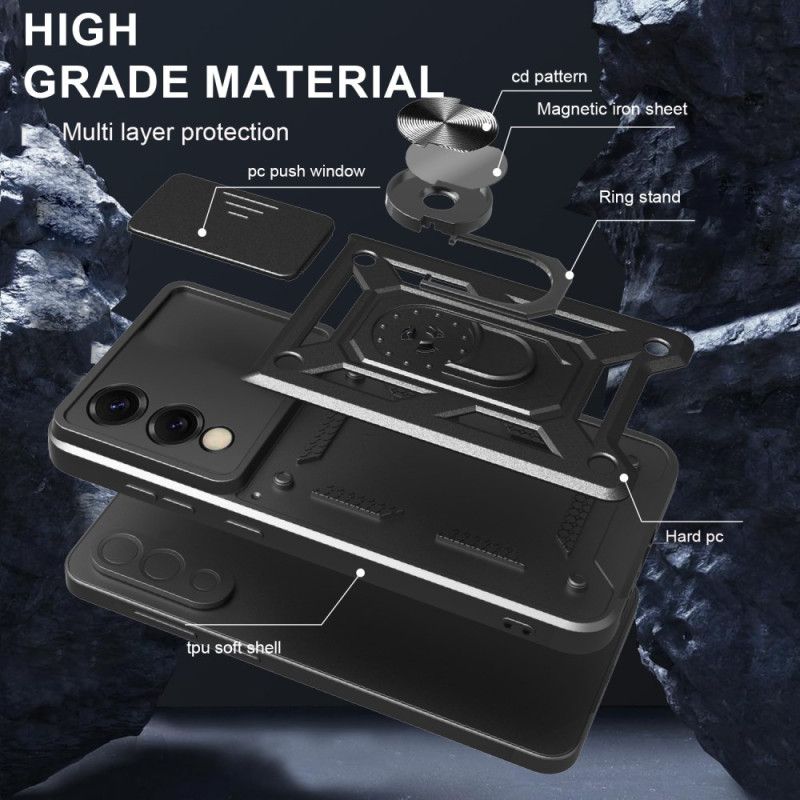 Cover Samsung Galaxy S25 5g Edge Kamerastativ Og Beskyttelse