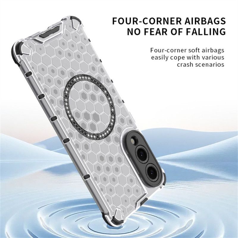 Cover Samsung Galaxy S25 5g Edge Kompatibel Med Magsafe Honeycomb