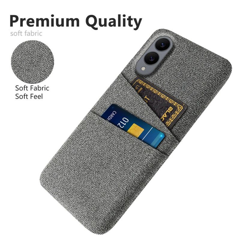 Cover Samsung Galaxy S25 5g Edge Kortholder I Stof