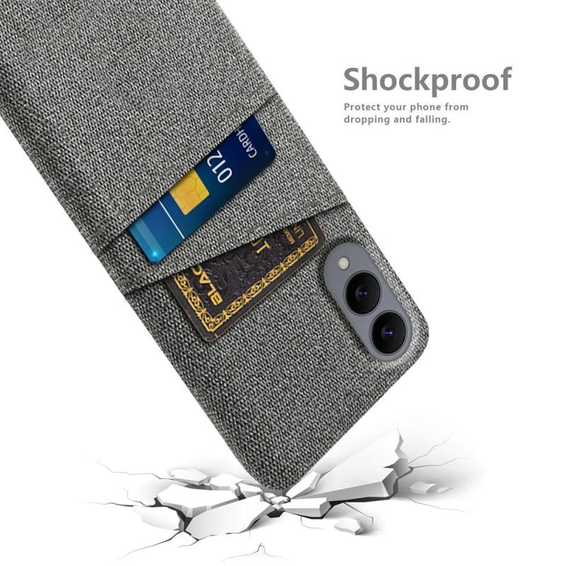 Cover Samsung Galaxy S25 5g Edge Kortholder I Stof