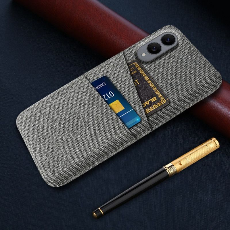 Cover Samsung Galaxy S25 5g Edge Kortholder I Stof